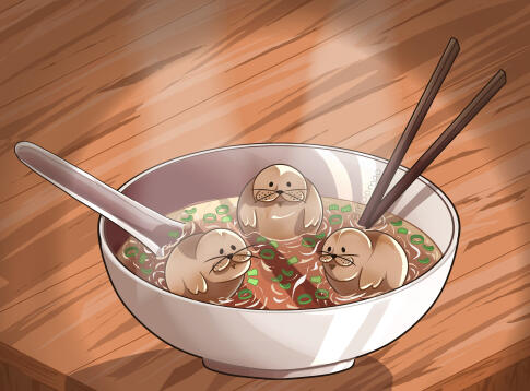 Seal Soup Still Life