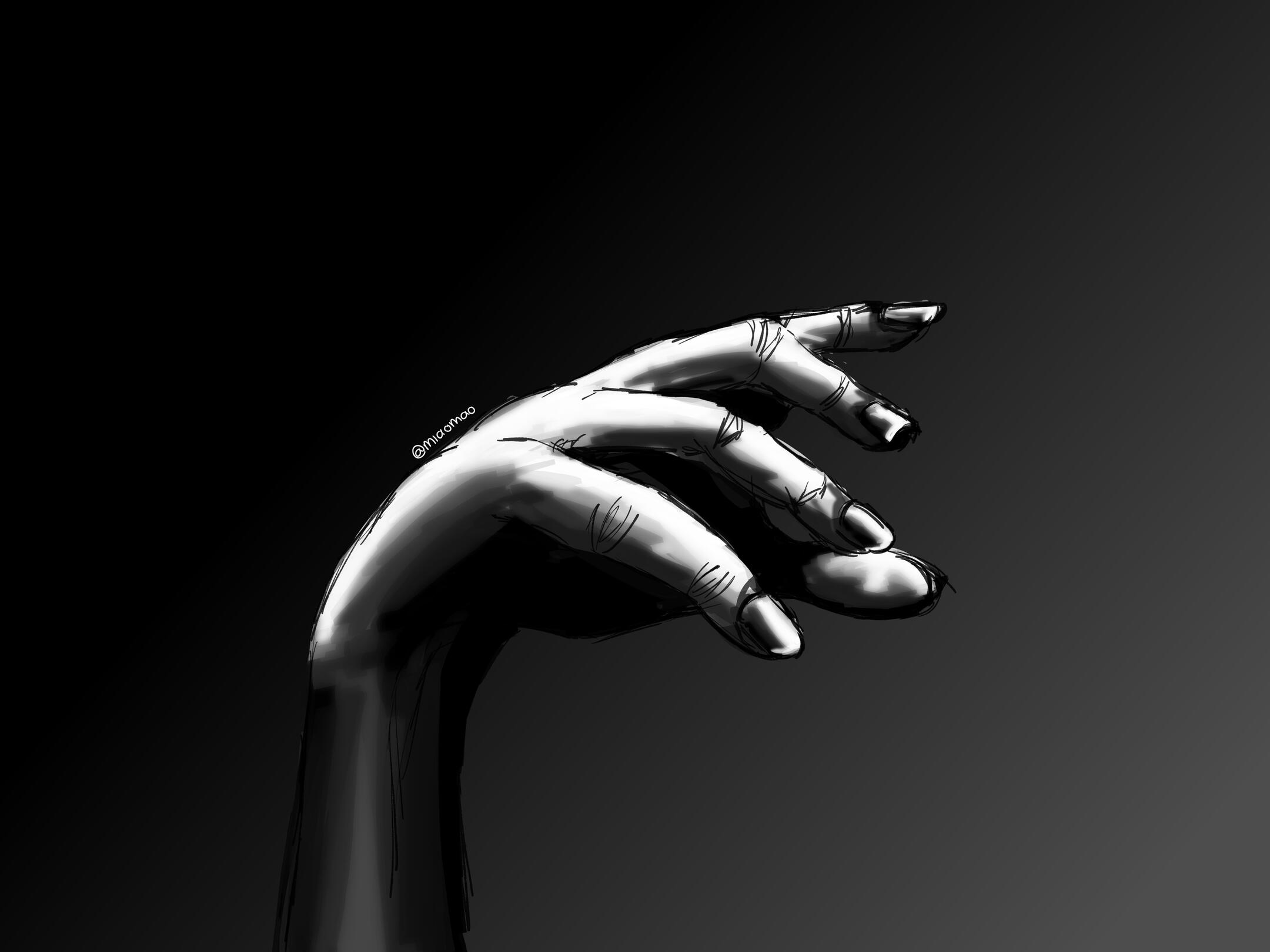 Artist’s Hand Drawing